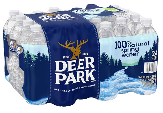 Deer Park Natural Spring Water – Half Pallet (960 Bottles, 16.9 oz)