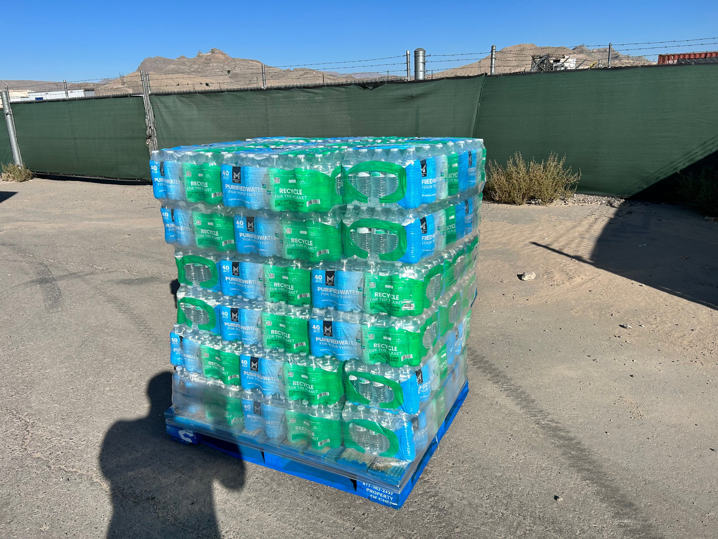 Member's Mark Purified Water – Full Pallet (1,920 Bottles, 16.9 oz)