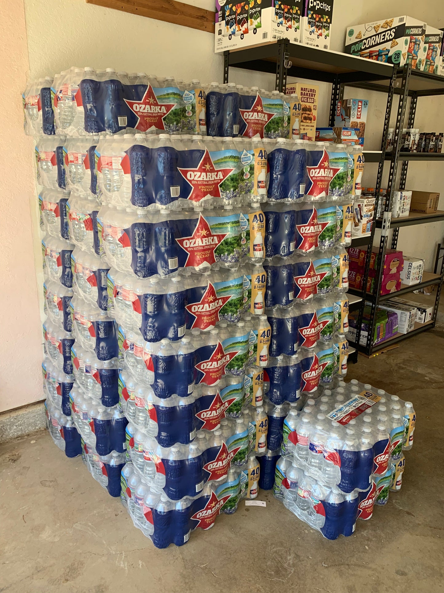 Ozarka Natural Spring Water – Full Pallet (1,920 Bottles, 16.9 oz)